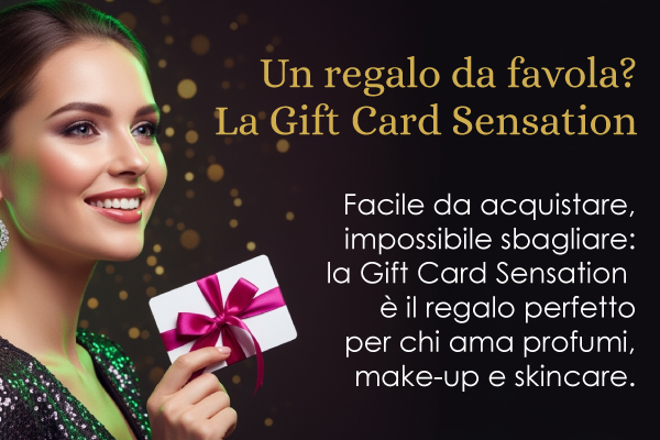 Sensation gift card, il regalo last minute perfetto