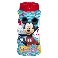 Mickey Mouse 2 In 1 Bagno Schiuma Shampoo