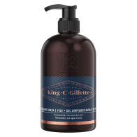 KING C GILLETTTE DETERGENTE BARBA E VISO 350 ML