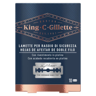 KING C GILLETTE LAMETTE PER RASOIO DI SICUREZZA