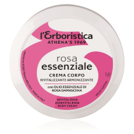 ROSA ESSENZIALE CREMA CORPO RIVITALIZZANTE ARMONIZZANTE CON OLIO ESSENZIALE DI ROSA DAMASCENA