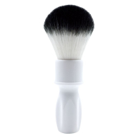 WHITE SHAVING BRUSH - PENNELLO SINTETICO