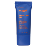 MAN BRONZING GEL - GEL EFFETTO ABBRONZATURA - Gel effetto abbronzatura. Viso naturalmente abbronzato