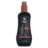 Bronzing intensifier dry oil spray