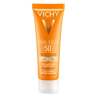 IDÉAL SOLEIL SPF 50 TRÈS HAUTE PROTECTION ANTI-TACHES Soin anti-taches teinté 3-en-1