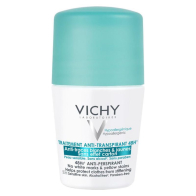 TRAITEMENT ANTI-TRANSPIRANT ROLL-ON 48H Anti-traces blanches & jaunes Sans effet carton