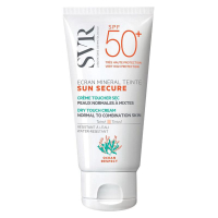 SUN SECURE ECRAN MINERAL TEINTE CRÈME TOUCHER SEC PEAUX NORMALES à MISTE SPF 50+
