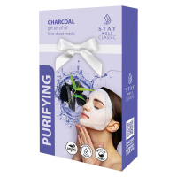 PURIFYNG CHARACOAL GIFT SET OF 10 FACE SHHET MASKS