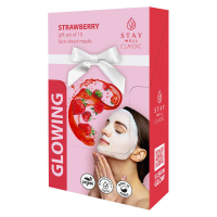 GLOWING STRAWBERRY GIF SET OF 10 FACE SHEET MASKS