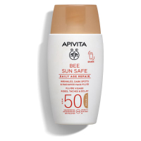 BEE SUN SAFE DAILY AGE REPAIR FACE FLUID TINTED SPF 50