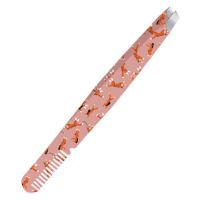 EYEBROW TWEEZER WITH COMB TIGERS