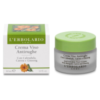 CREMA VISO ANTIRUGHE CON CALENDULA CAROTA E GINSENG