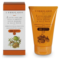 LATTE SOLARE ALLA CAROTA, ALLO JOJOBA & ALLA NOCE  SPF 10