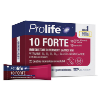 10 FORTE INTEGRATORE DI FERMENTI LATTICI VIVI BUSTINE MONODOSE OROLOSOLUBILI