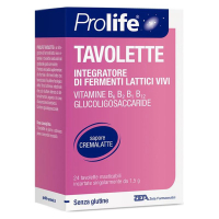 TAVOLETTE INTEGRATORE DI FERMENTI LATTICI VIVI TAVOLETTE MASTICABILI