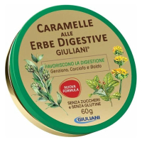CARAMELLE ALLE ERBE DIGESTIVE SENZA ZUCCHERI E SENZA GLUTINE