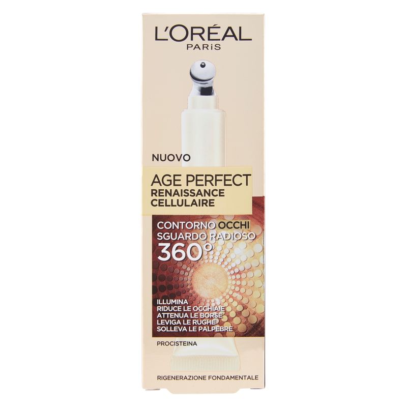 L'Oréal AGE PERFECT RENAISSANCE CELLULAIRE CONTORNO OCCHI SGUARDO RADIOSO 360°