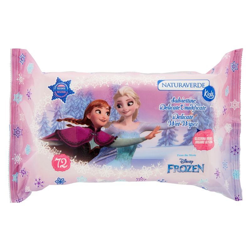 Bambini Frozen Salviette Rinfrescanti Umidificate 72 Pz
