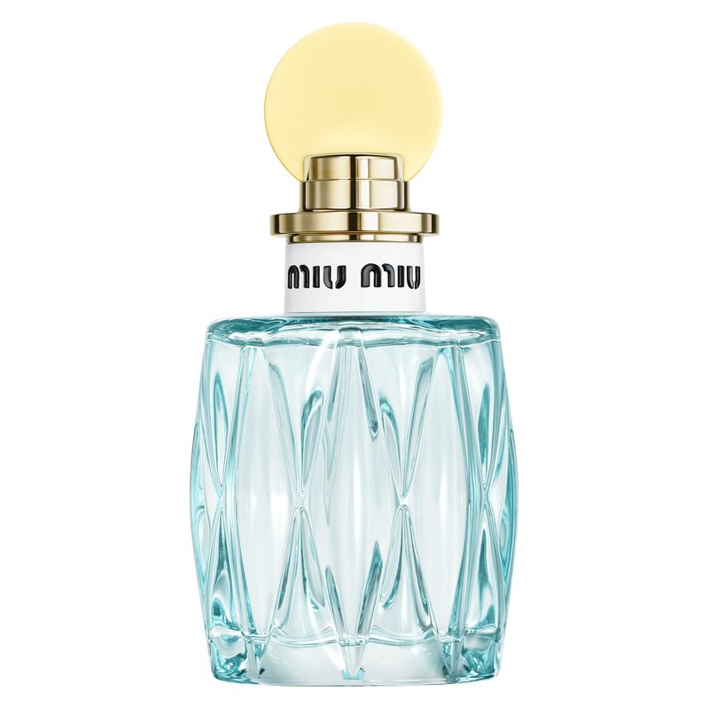 Miu Miu L'eau Bleue, Eau de Parfum Donna, 100 ml Spray, Fragranza Floreale Verde, Profumo fresco con note di Mughetto e Muschio Bianco Miu Miu L'eau Bleue, Eau de Parfum Donna, 100 ml Spray, Fragranza Floreale Verde, Profumo fresco con note di Mughetto e Muschio Bianco