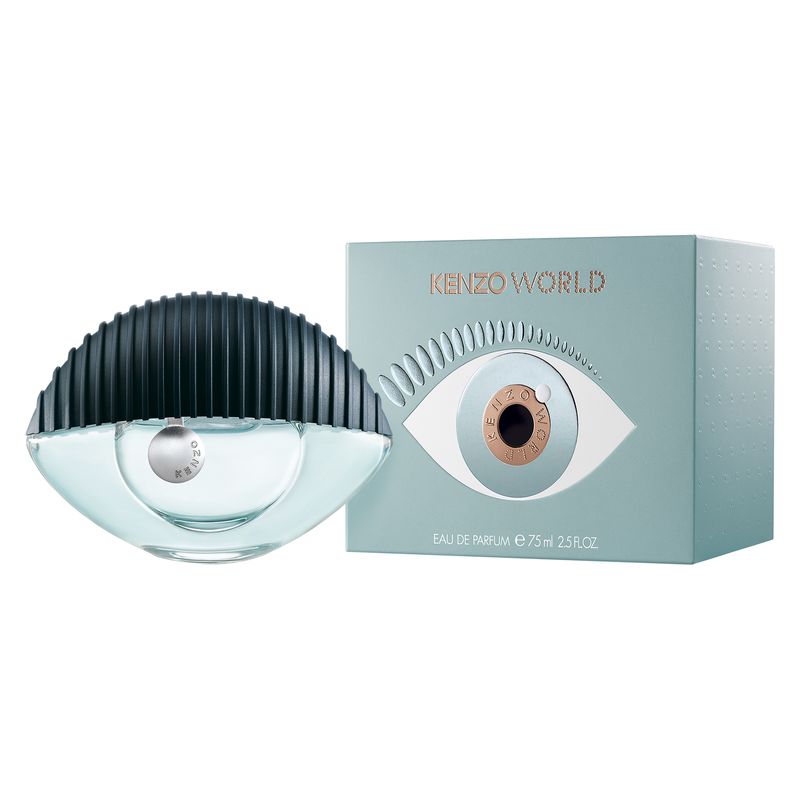 Kenzo World, Eau de Parfum Donna, 75 ml Spray, Profumo Floreale Ambrato con note di Peonia, Gelsomino e Ambroxan, per una donna audace e spontanea