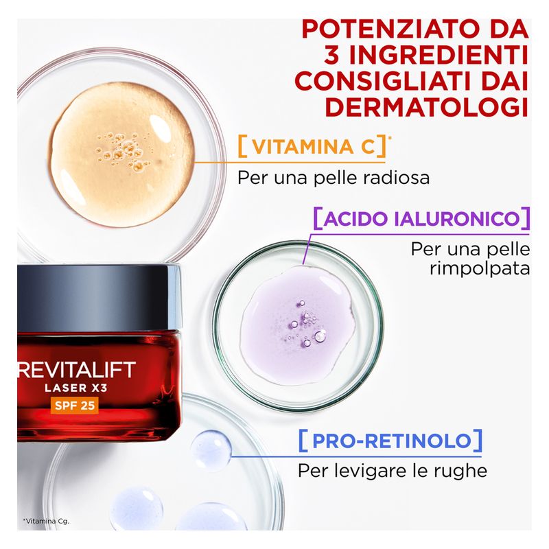 L'Oréal Revitalift Laser X3 Trattamento Profondo Anti-Età Spf 20
