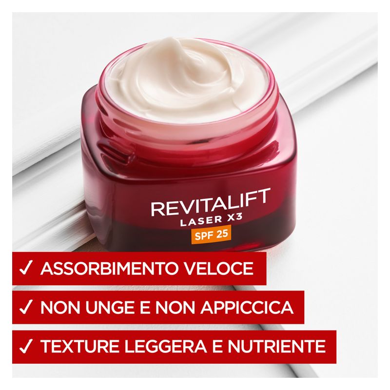 L'Oréal Revitalift Laser X3 Trattamento Profondo Anti-Età Spf 20
