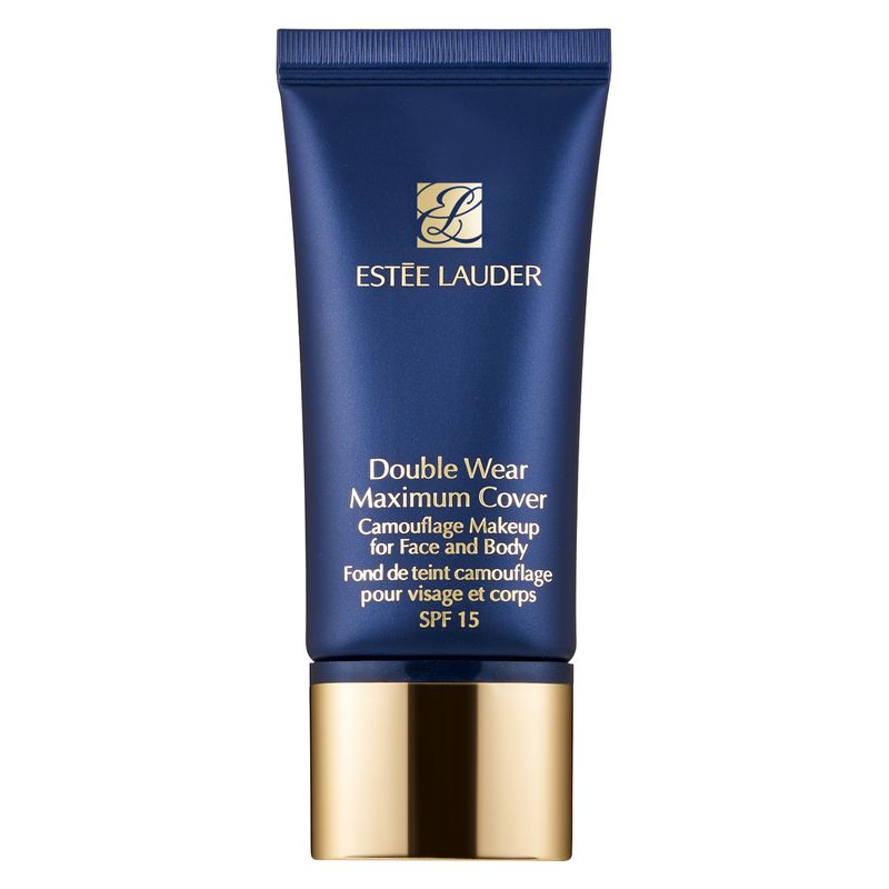 Estee Lauder Double Wear Maximum Cover, Fondotinta Camouflage Viso e Corpo, 30 ml, 2C5 Creamy Tan, SPF 15, Massima Copertura e Lunga Tenuta 12H Estee Lauder Double Wear Maximum Cover, Fondotinta Camouflage Viso e Corpo, 30 ml, 2C5 Creamy Tan, SPF 15, Massima Copertura e Lunga Tenuta 12H
