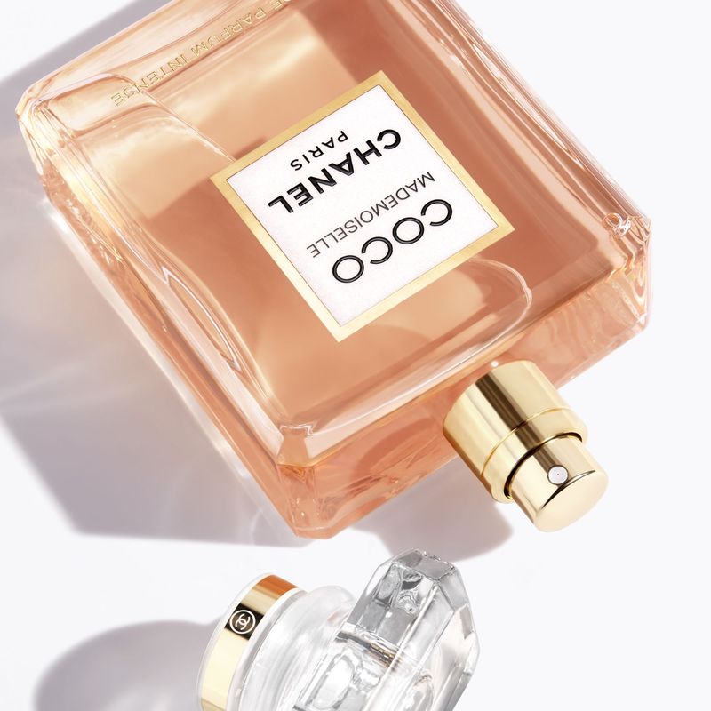 CHANEL Coco Mademoiselle Eau de Parfum Intense, Profumo Donna, 100 ml, Fragranza Ambrata Legnosa, Sensuale e Profonda con note di Patchouli