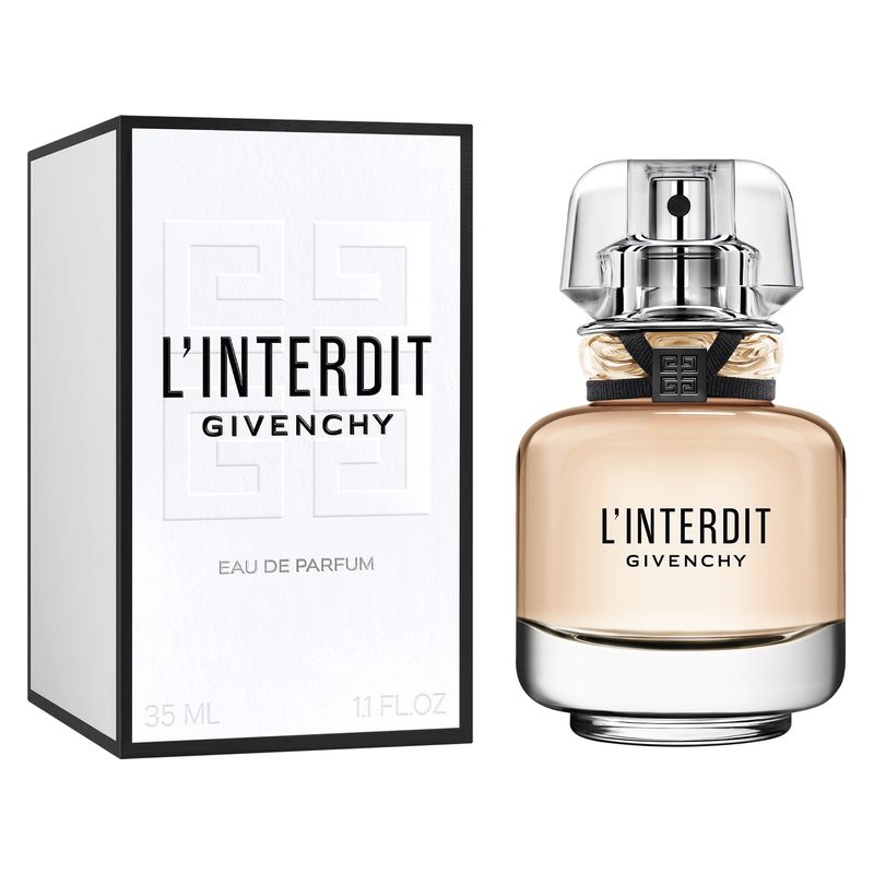 Givenchy L'Interdit, Eau de Parfum Donna, 35 ml Spray, Profumo Floreale Legnoso Intenso, Fragranza femminile audace e sensuale Givenchy L'Interdit, Eau de Parfum Donna, 35 ml Spray, Profumo Floreale Legnoso Intenso, Fragranza femminile audace e sensuale