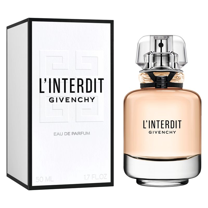 Givenchy L'Interdit, Eau de Parfum Donna, 50 ml Spray, Fragranza Floreale Legnosa, Profumo Femminile Intenso