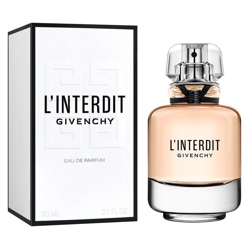 Givenchy L'Interdit, Eau de Parfum Donna, 80 ml Spray, Profumo Floreale Legnoso con Fiori Bianchi, Vetiver e Patchouli, Intenso e Audace Givenchy L'Interdit, Eau de Parfum Donna, 80 ml Spray, Profumo Floreale Legnoso con Fiori Bianchi, Vetiver e Patchouli, Intenso e Audace