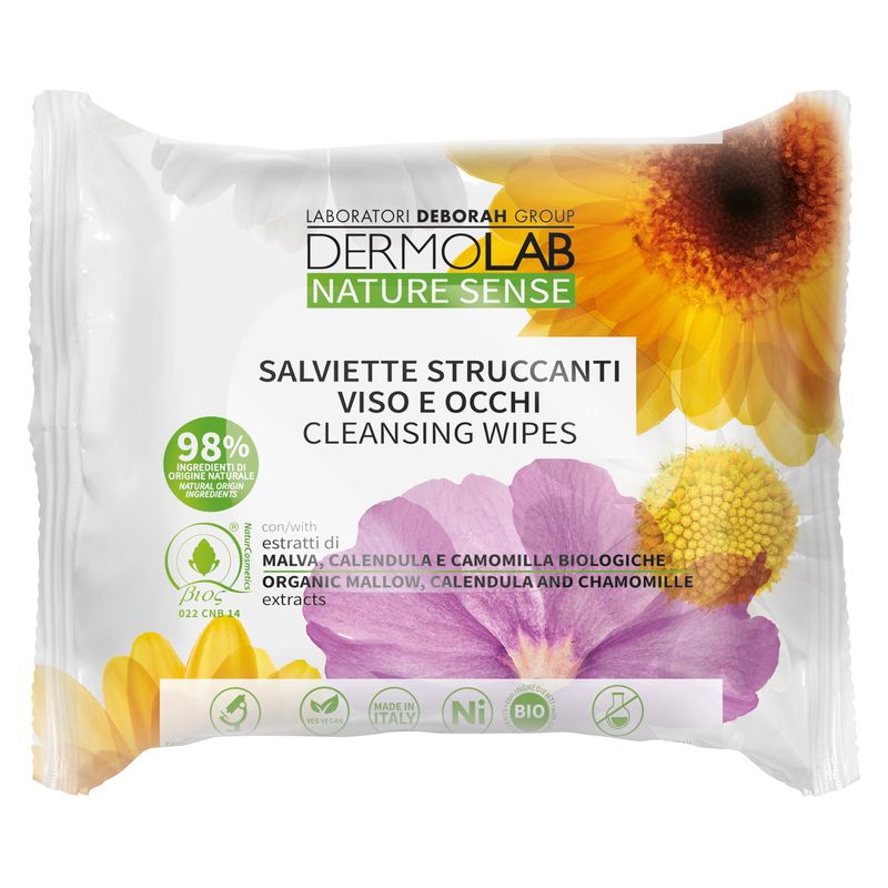 Dermolab Nature Sense Salviette Struccanti Viso e Occhi