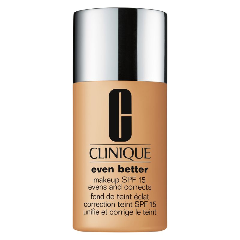 Clinique Even Better Makeup SPF 15, Fondotinta Fluido Illuminante e Correttore Anti-macchie, Colore CN 78 Nutty, 30 ml, per Pelle Uniforme e Luminosa Clinique Even Better Makeup SPF 15, Fondotinta Fluido Illuminante e Correttore Anti-macchie, Colore CN 78 Nutty, 30 ml, per Pelle Uniforme e Luminosa