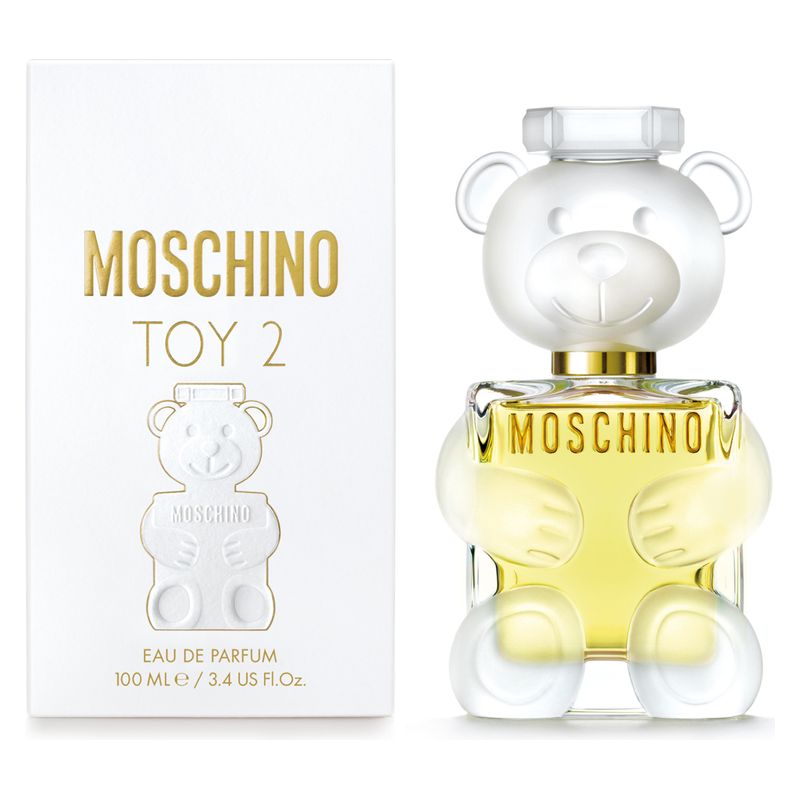 Moschino Toy 2, Eau de Parfum Donna, 100 ml Spray, Fragranza Floreale Legnosa Muschiata, Profumo da Donna Iconico Orsetto Moschino Toy 2, Eau de Parfum Donna, 100 ml Spray, Fragranza Floreale Legnosa Muschiata, Profumo da Donna Iconico Orsetto