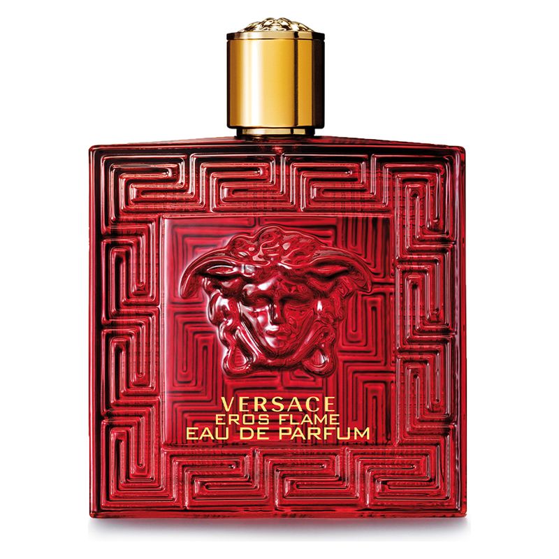 Versace Eros Flame, Eau de Parfum Uomo, 200 ml Spray, Profumo maschile intenso e passionale, Fragranza legnosa speziata Versace Eros Flame, Eau de Parfum Uomo, 200 ml Spray, Profumo maschile intenso e passionale, Fragranza legnosa speziata