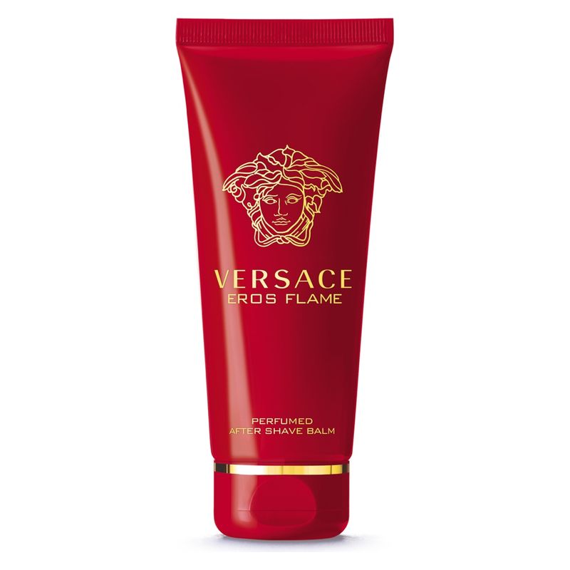 Versace Eros Flame Perfumed After Shave Balm, Dopobarba Uomo, 100 ml, Balsamo Dopobarba Idratante, Fragranza Legnoso Speziato Versace Eros Flame Perfumed After Shave Balm, Dopobarba Uomo, 100 ml, Balsamo Dopobarba Idratante, Fragranza Legnoso Speziato