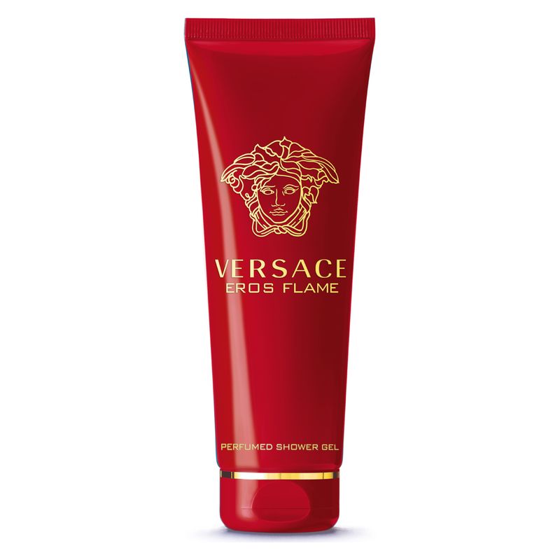 Versace Eros Flame, Gel Doccia Profumato Uomo, 250 ml, Bagnoschiuma Maschile con Fragranza Intensa, Legnosa e Speziata per una Pelle Morbida Versace Eros Flame, Gel Doccia Profumato Uomo, 250 ml, Bagnoschiuma Maschile con Fragranza Intensa, Legnosa e Speziata per una Pelle Morbida
