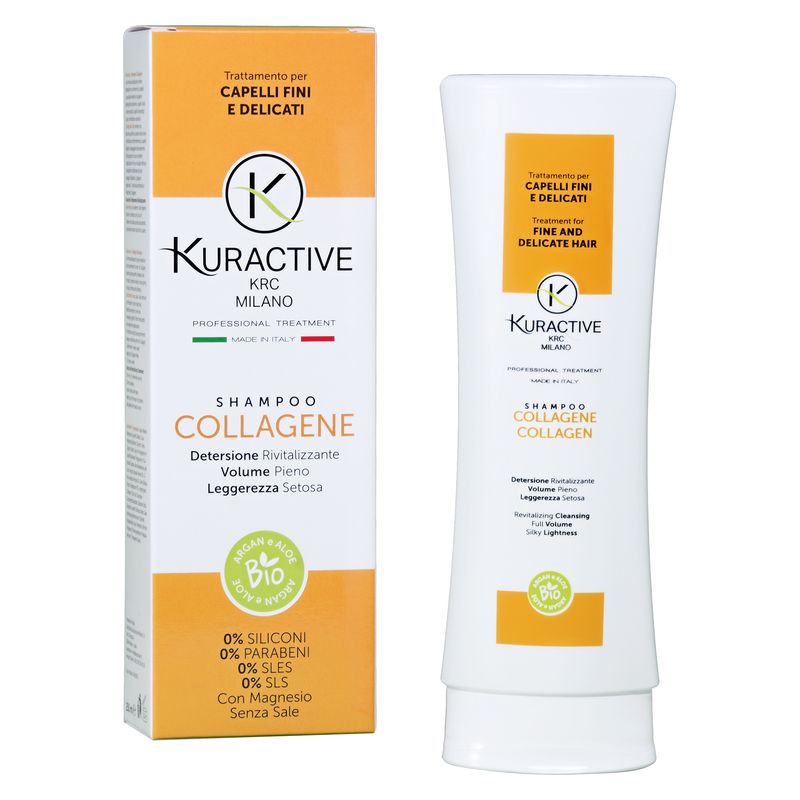Kuractive Shampoo Collagene Capelli Fini e Delicati