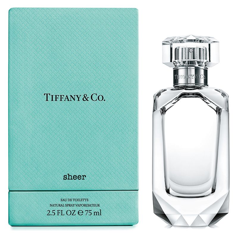Tiffany & Co. Sheer, Eau de Toilette Donna, 75 ml Spray, Fragranza Floreale, Profumo femminile con note di Ribes Nero, Ylang Ylang e Iris