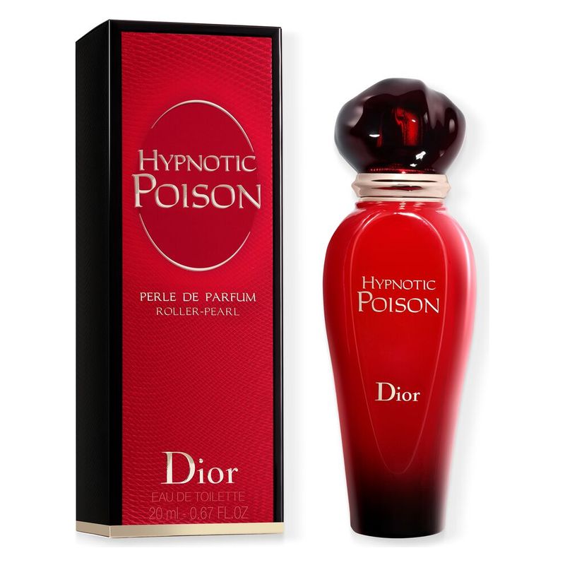 DIOR Hypnotic Poison, Eau de Toilette Donna Roller-Pearl, 20 ml, Profumo Orientale Vanigliato, Ambrato e Sensuale