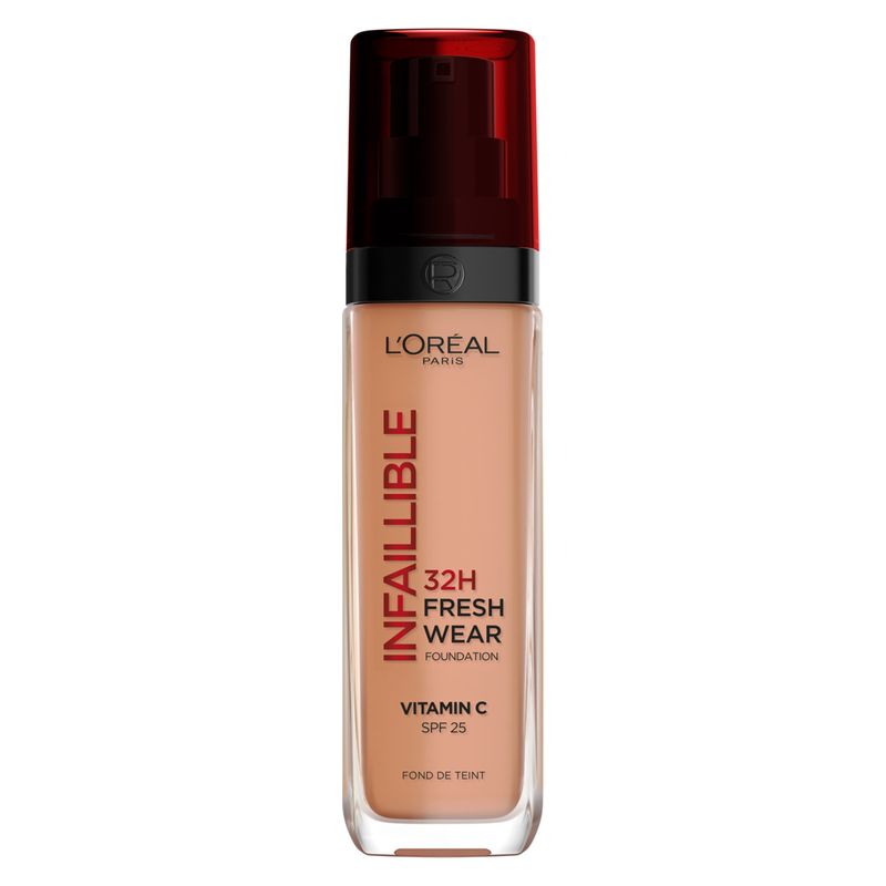 L'Oréal Paris L'oréal Paris Infaillible 32H Fresh Wear SPF25 300 Ambre Fondotinta Coprente Idratante 30 ml Fluido SPF