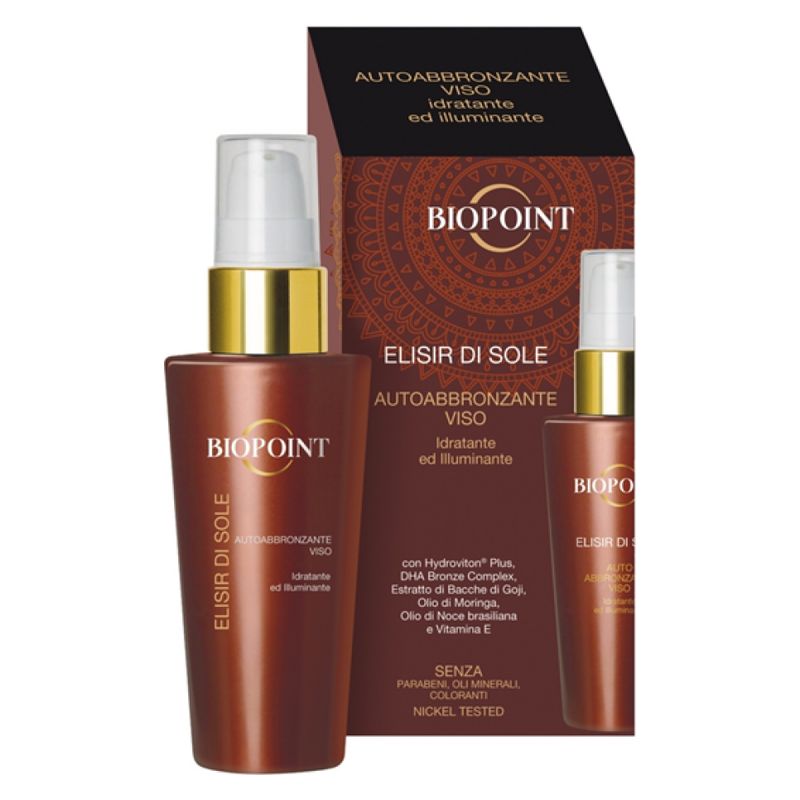 Biopoint ELISIR DI SOLE AUTOABBRONZANTE VISO IDRATANTE E ILLUMINANTE