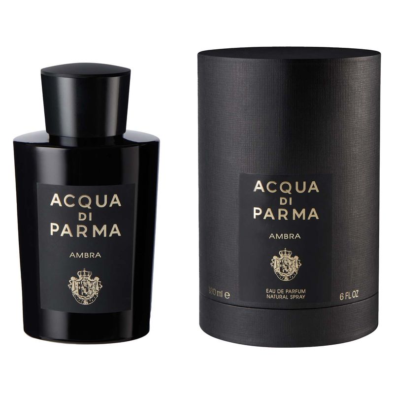 Acqua Di Parma Ambra, Eau de Parfum Unisex, 180 ml Spray, Collezione Signatures of the Sun, Profumo legnoso aromatico con Ambra Grigia Acqua Di Parma Ambra, Eau de Parfum Unisex, 180 ml Spray, Collezione Signatures of the Sun, Profumo legnoso aromatico con Ambra Grigia