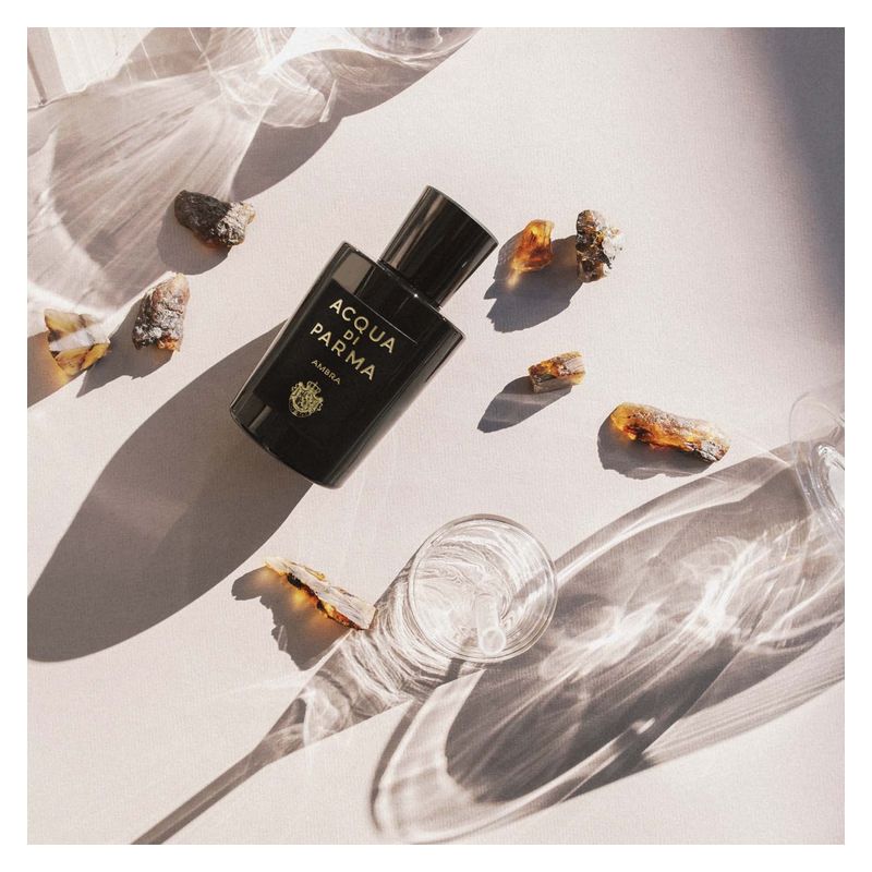 Acqua Di Parma Ambra, Eau de Parfum Unisex, 180 ml Spray, Collezione Signatures of the Sun, Profumo legnoso aromatico con Ambra Grigia Acqua Di Parma Ambra, Eau de Parfum Unisex, 180 ml Spray, Collezione Signatures of the Sun, Profumo legnoso aromatico con Ambra Grigia