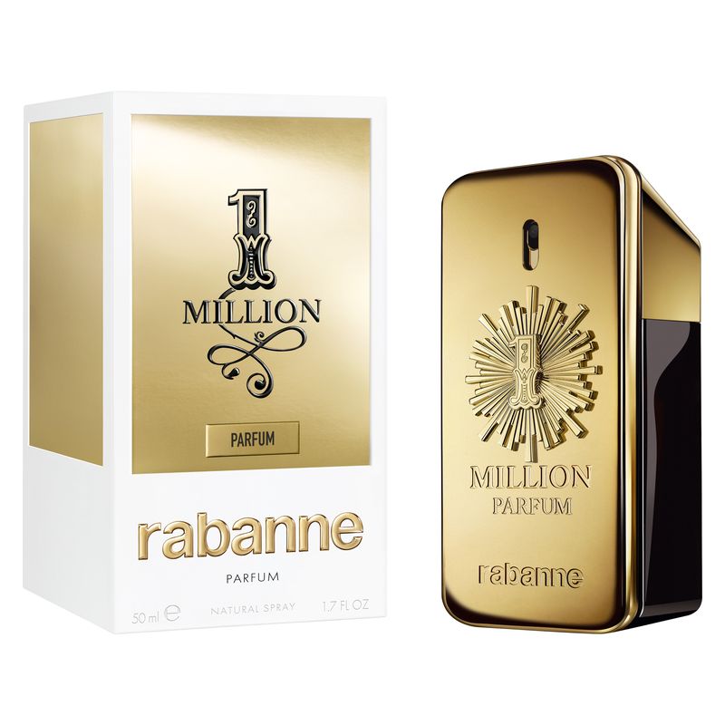 Rabanne 1 Million Parfum, Parfum Uomo, 50 ml, Spray, Intensa fragranza maschile al cuoio floreale, profumo audace e carismatico per l'uomo di successo Rabanne 1 Million Parfum, Parfum Uomo, 50 ml, Spray, Intensa fragranza maschile al cuoio floreale, profumo audace e carismatico per l'uomo di successo