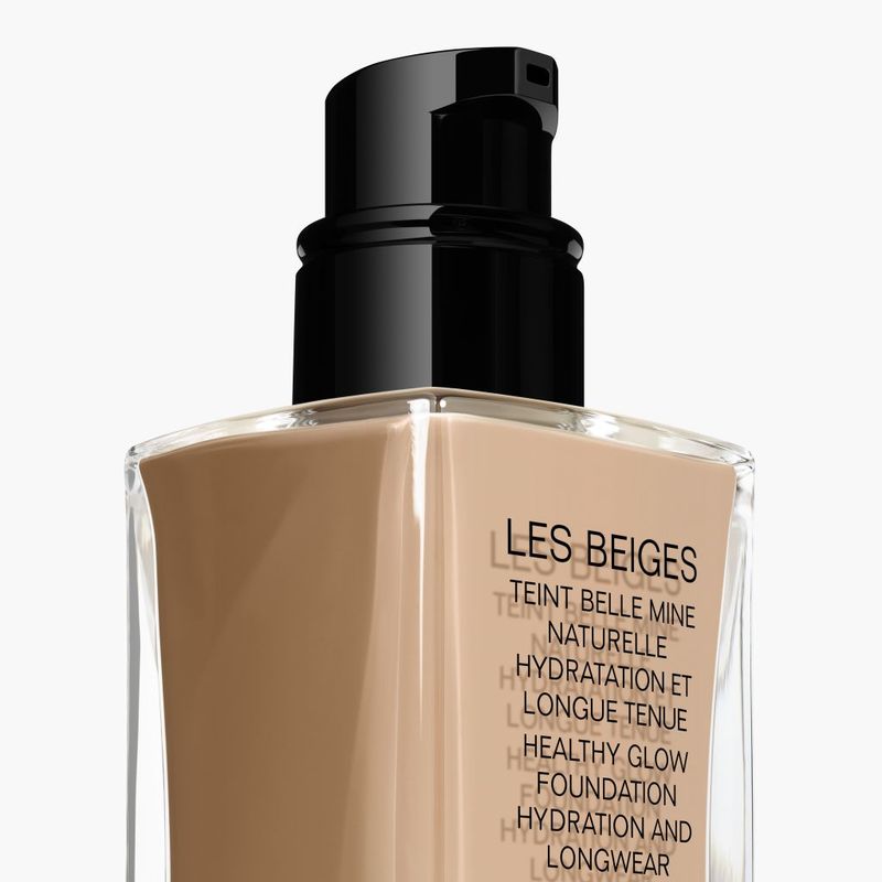CHANEL Les Beiges Teint Belle Mine Naturelle, Fondotinta Idratante Lunga Tenuta Donna, 30 ml, Colore BR42 Beige Rosato, Finish Luminoso e Naturale