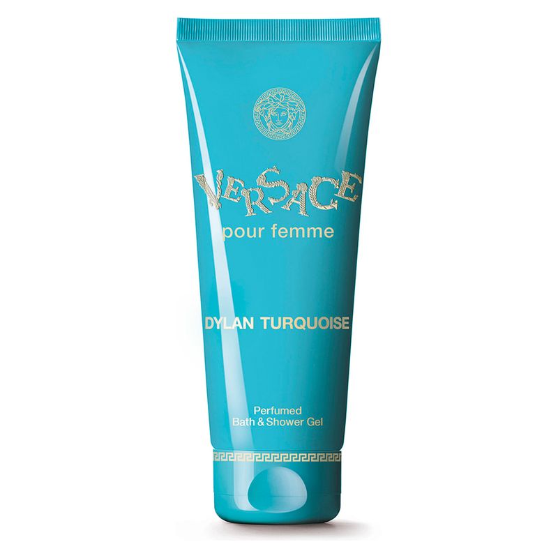 Versace Dylan Turquoise Pour Femme, Gel Doccia Profumato Donna, 200 ml, Bagnoschiuma Idratante, Fragranza Floreale Legnosa Versace Dylan Turquoise Pour Femme, Gel Doccia Profumato Donna, 200 ml, Bagnoschiuma Idratante, Fragranza Floreale Legnosa