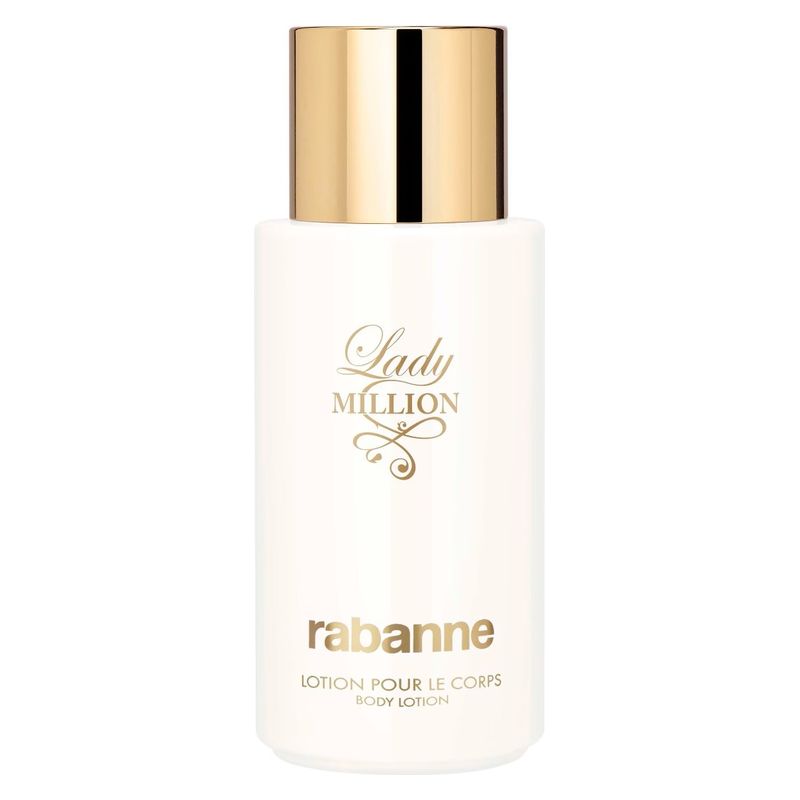 Rabanne Lady Million, Lozione Corpo Sensuale Donna, 200 ml, Crema Idratante con Note Floreali e Legnose, Idrata e Profuma la Pelle a Lungo Rabanne Lady Million, Lozione Corpo Sensuale Donna, 200 ml, Crema Idratante con Note Floreali e Legnose, Idrata e Profuma la Pelle a Lungo