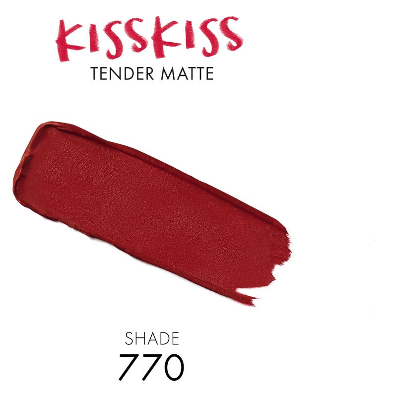 Guerlain Kisskiss Tender Matte Rossetto Matte Luminoso Comfort 16 Ore