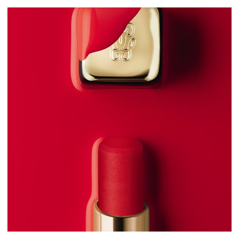 Guerlain KissKiss Tender Matte, Rossetto Matte Luminoso, 775 Kiss Rouge, 2.8 g, Lunga Tenuta e Comfort 16 Ore, Make-up Labbra Idratante Donna
